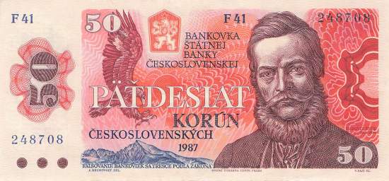 50 Korun p.96a 1987 VF